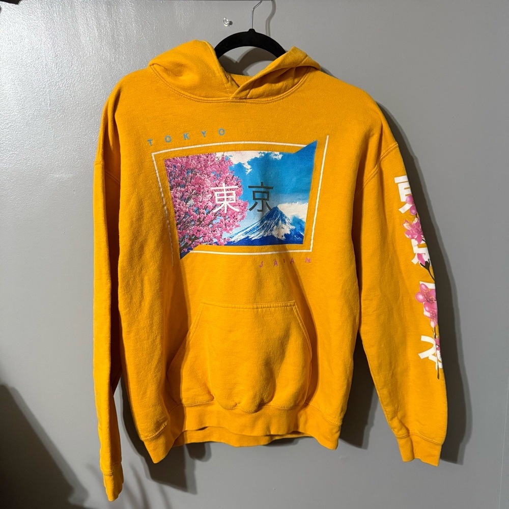 Tokyo Graphic Yellow Hoodie